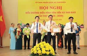 Xã Tam Đảo: Xây dựng phong trào thi đua mạnh mẽ, sáng tạo và hiệu quả